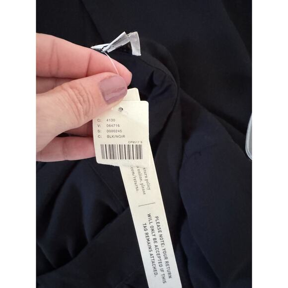 Anthropologie Maeve Long-Sleeve Mock-Neck Midi Dress Black Size Small NEW - Picture 9 of 10